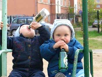 Вредное влияние пива на ребенка