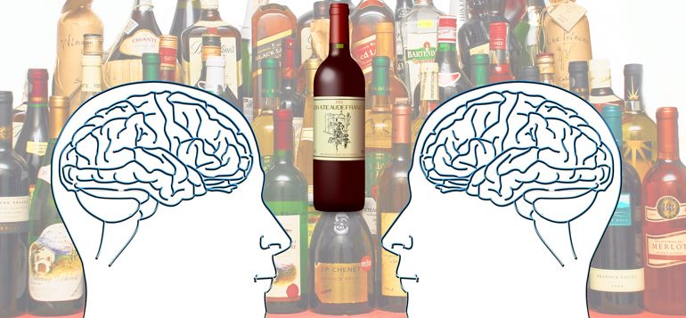 Что происходит с мозгом при употреблении алкоголя